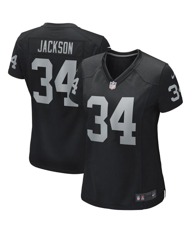 Womens Nike Bo Jackson Black Las Vegas Raiders Game Retired Player Jersey Product Image