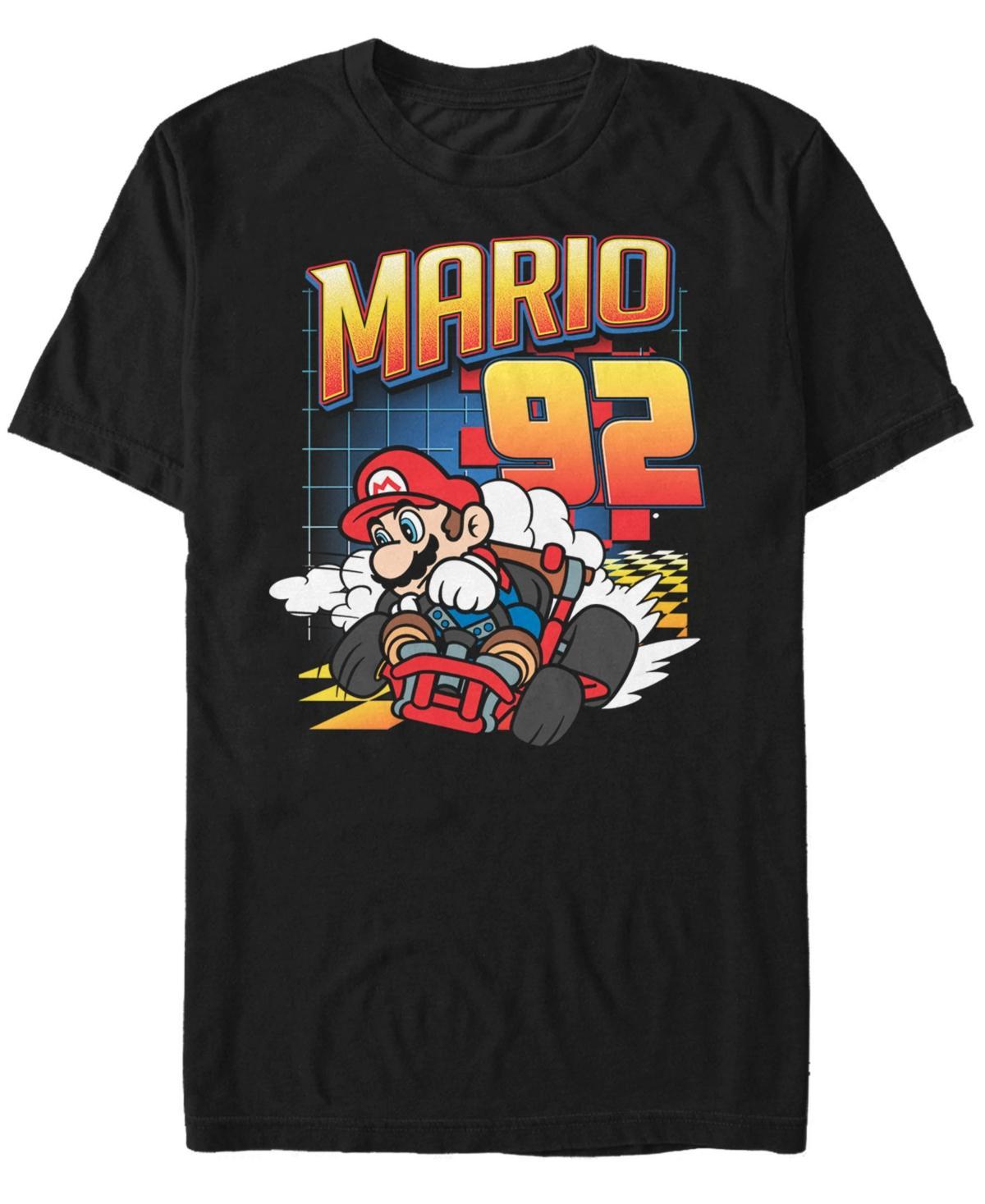 Nintendo Mens Mario Kart Racer Number 92 Short Sleeve T-Shirt Product Image