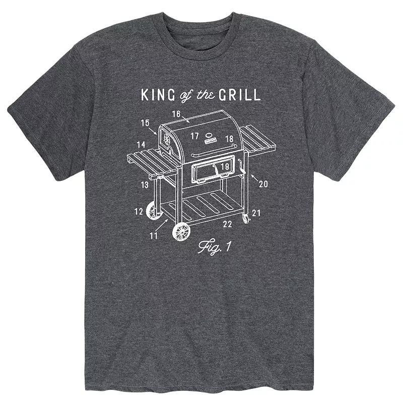 Mens King Of The Grill Diagram Tee Product Image