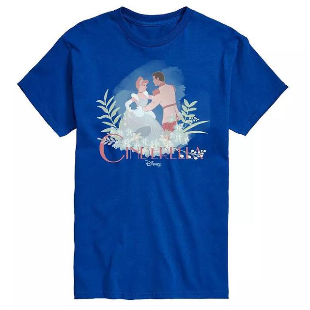 Disney Princess Big & Tall Cinderella Prince Logo Tee, Mens Product Image