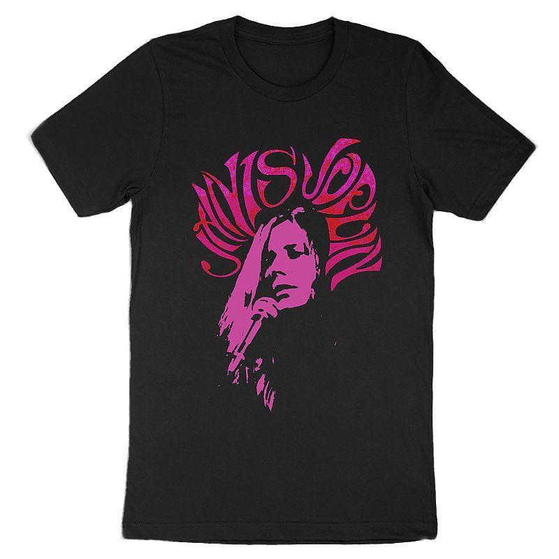 Mens Janis Joplin Tee Black Product Image