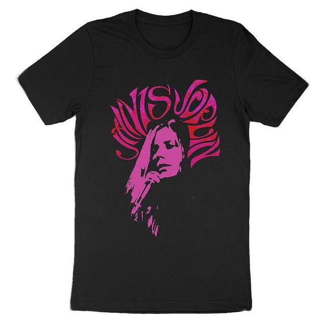 Mens Janis Joplin Tee Black Product Image