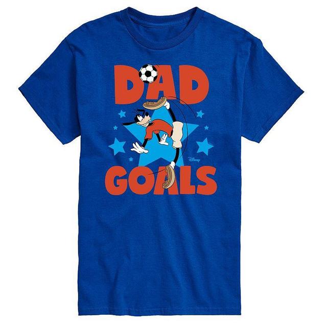 Disneys Goofy Big & Tall Dad Goals Graphic Tee, Mens Product Image