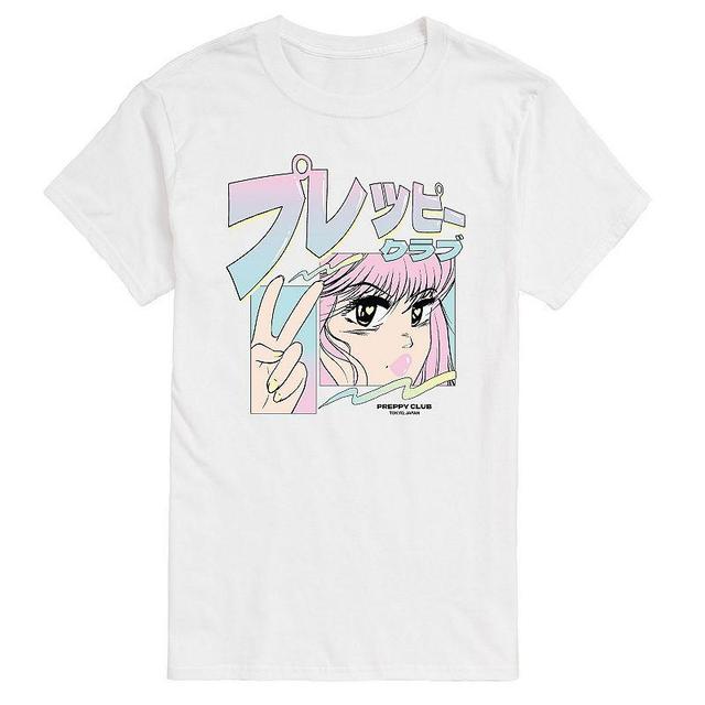 Mens Anime Preppy Club Tee Product Image