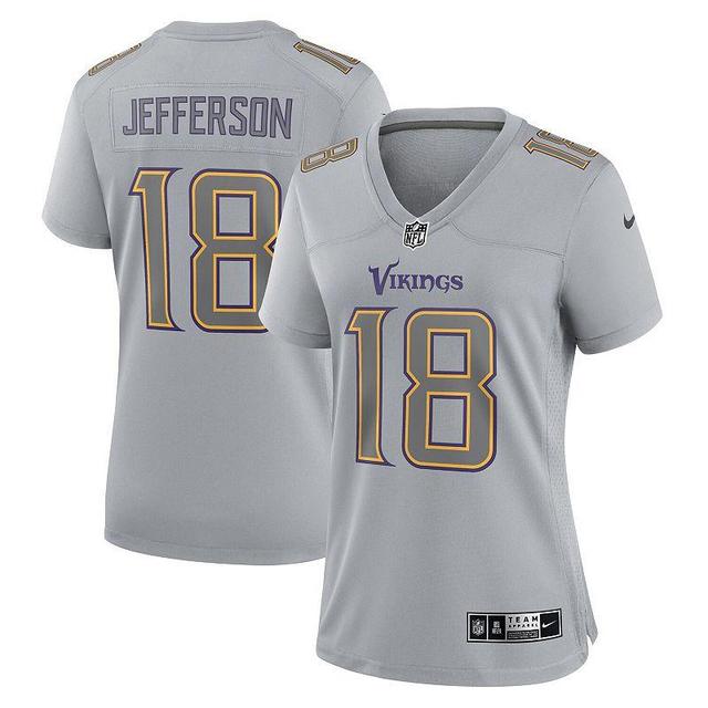 Womens Nike Justin Jefferson Gray Minnesota Vikings Atmosphere Fashion Game Jersey Product Image