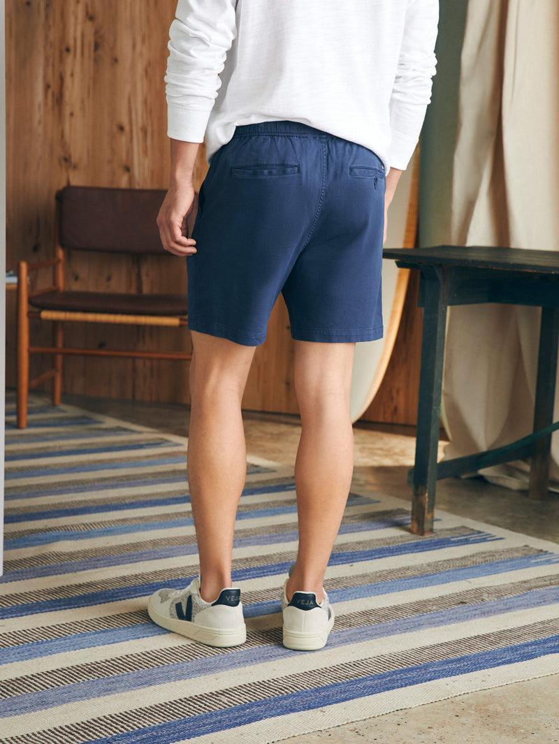 Essential Drawstring Short (6.5" Inseam) - Washed Navy Product Image