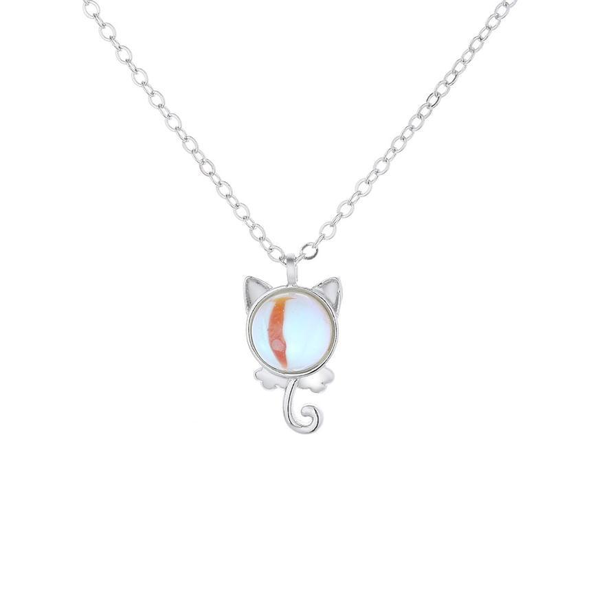 CZ Cat Necklace Product Image