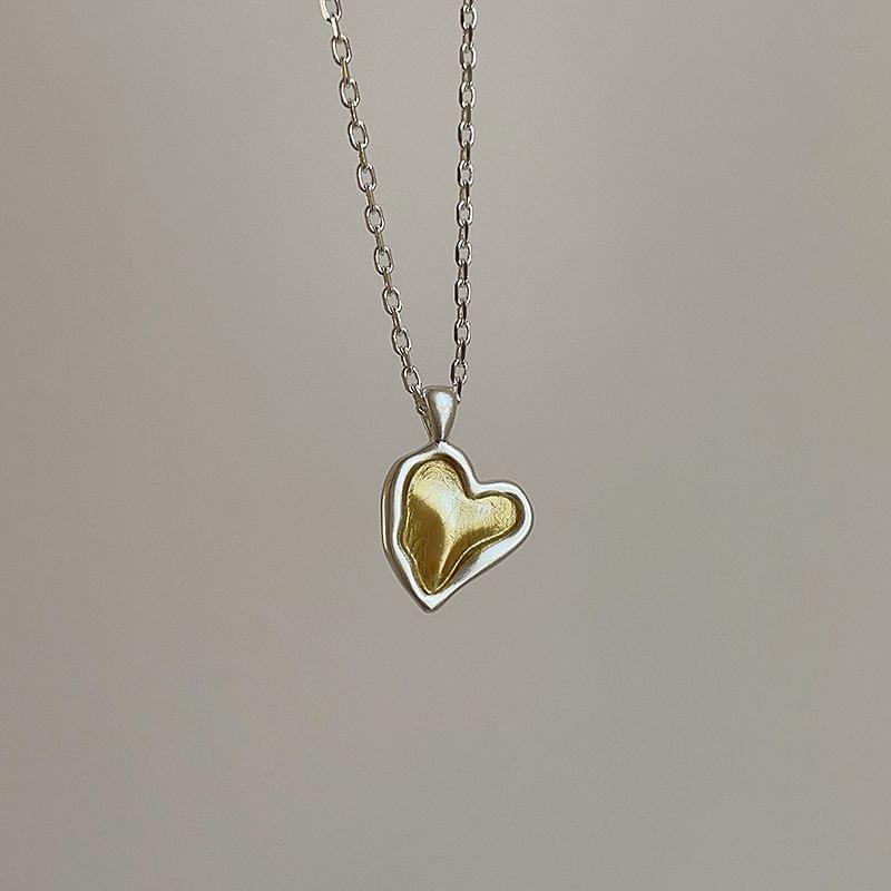 Heart Necklace / Stud Earring Product Image