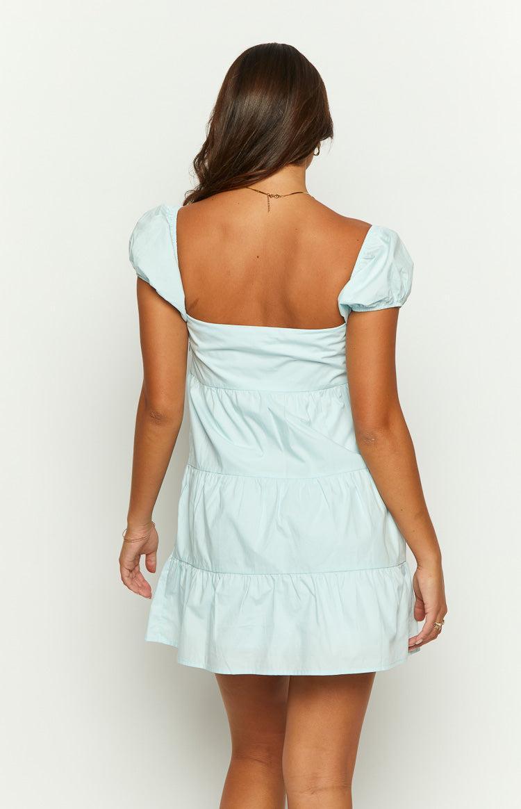 Shari Blue Mini Dress Product Image