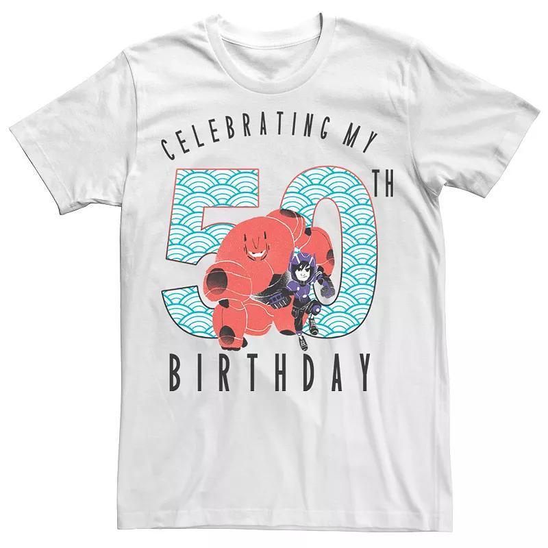 Disneys Big Hero 6 Baymax Hiro 50th Birthday Mens Tee Product Image