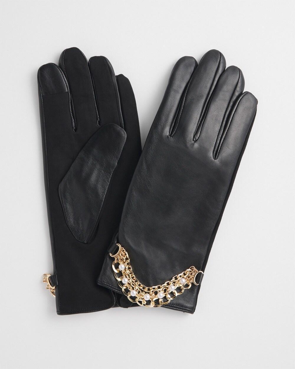 Bracelet Black Leather Gloves product image