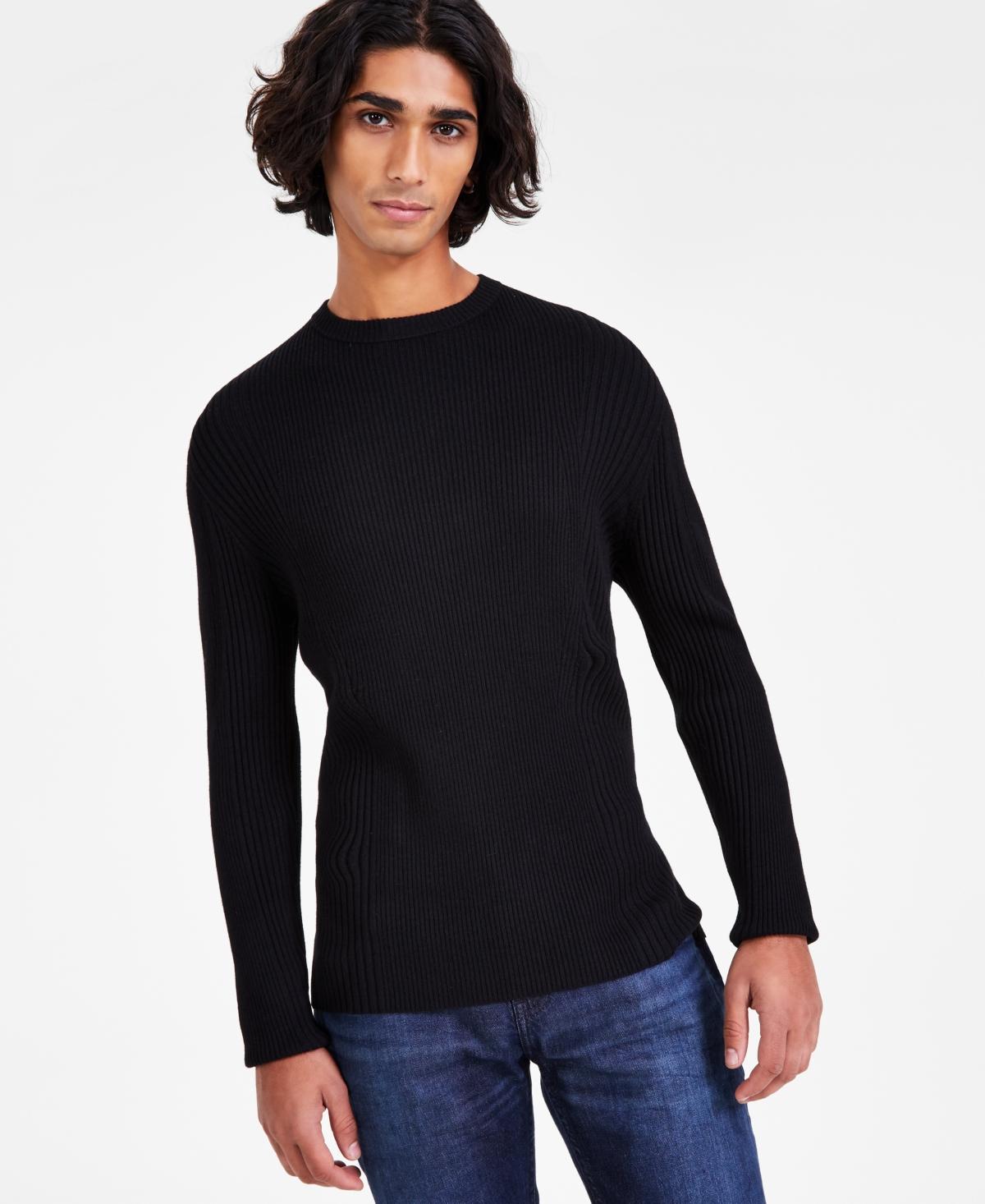 I.n.c. International Concepts Mens Ribbed-Knit Sweater, Created for Macys Product Image