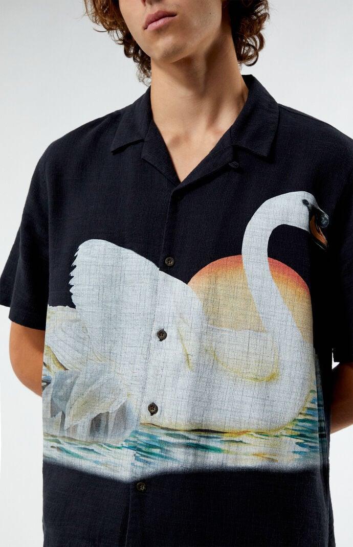 Men's Swan Oversized Camp Shirt Product Image