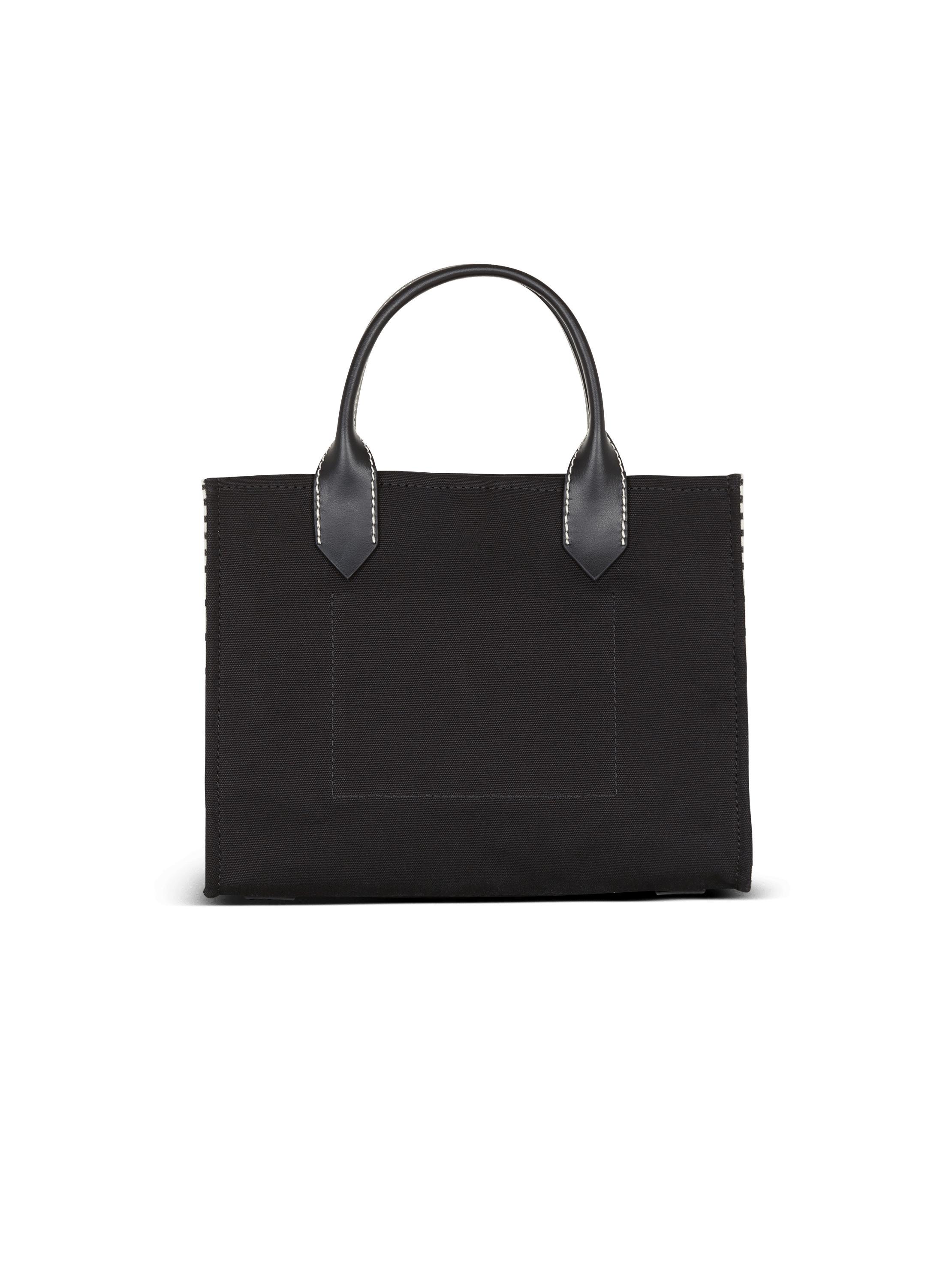 B-Army tote bag in monogrammed canvas and leather Product Image