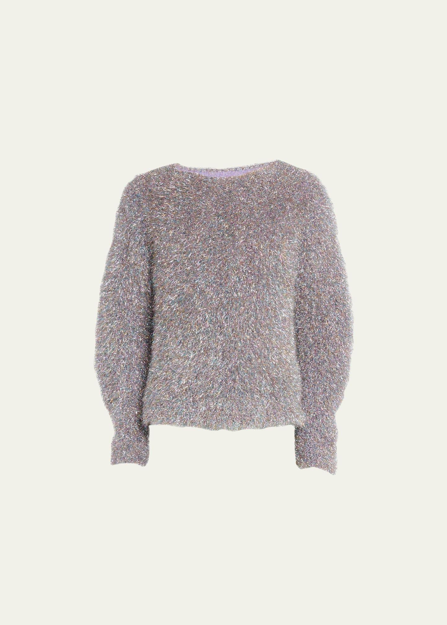 Mens Shaggy Multicolor Lurex Sweater Product Image