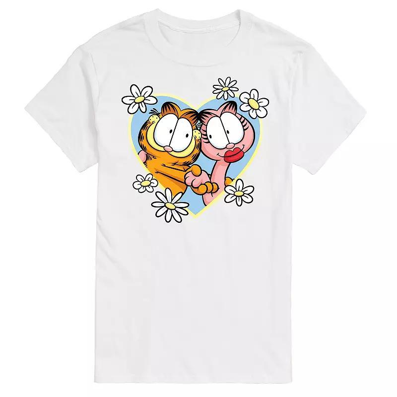 Big & Tall Garfield Arlene Heart Graphic Tee, Mens Product Image