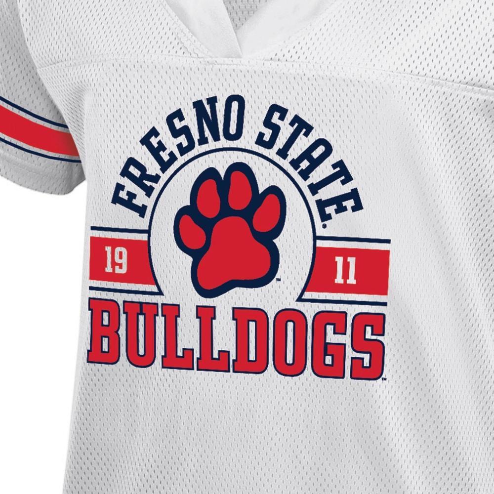 NCAA Fresno State Bulldogs Womens White Jersey Product Image