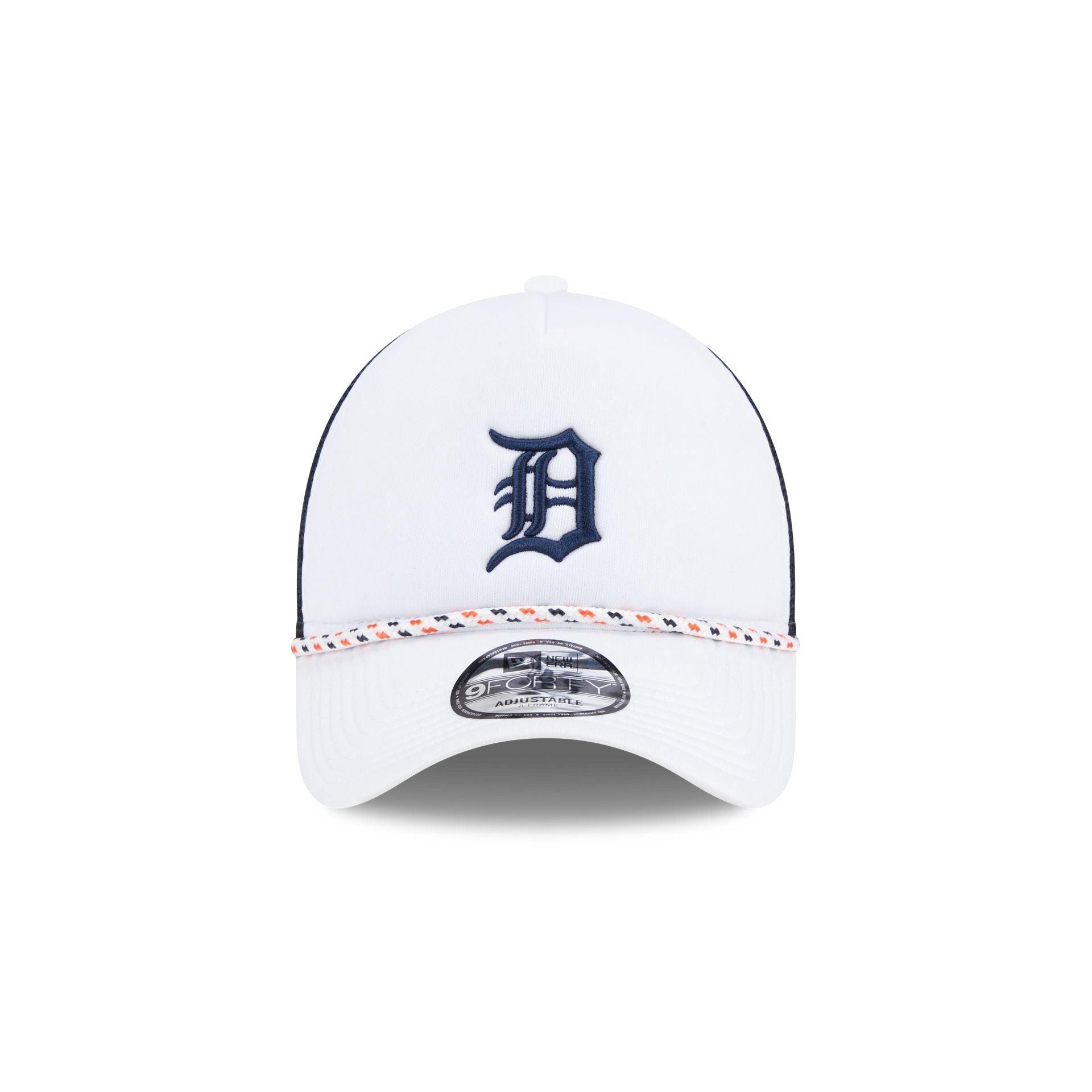 Detroit Tigers Court Sport 9FORTY A-Frame Trucker Hat Male Product Image