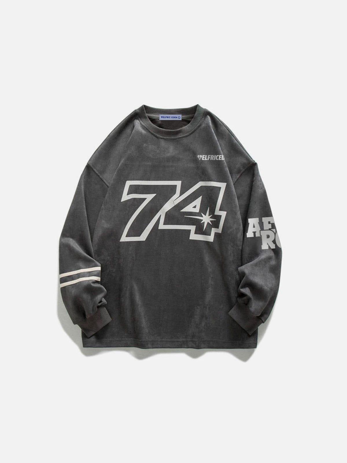 No.74 Lettered Sweatshirt product image