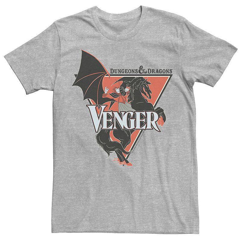 Mens Dungeons & Dragons Venger Horse Tee Athletic Grey Product Image