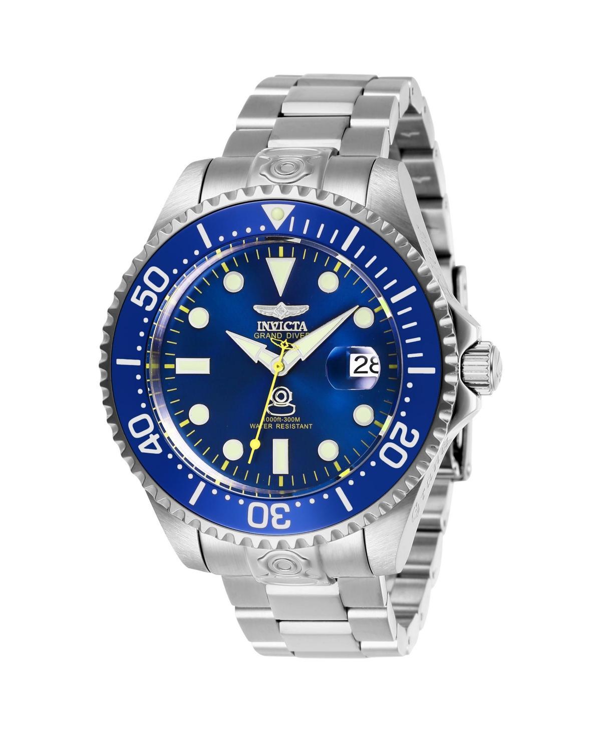 Invicta Mens 27611 Pro Diver Automatic 3 Hand Blue Dial Watch - Blue Product Image