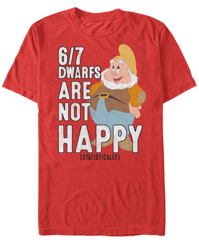 Mens Disneys Snow White and the Seven Dwarves All Not Happy Tee Product Image