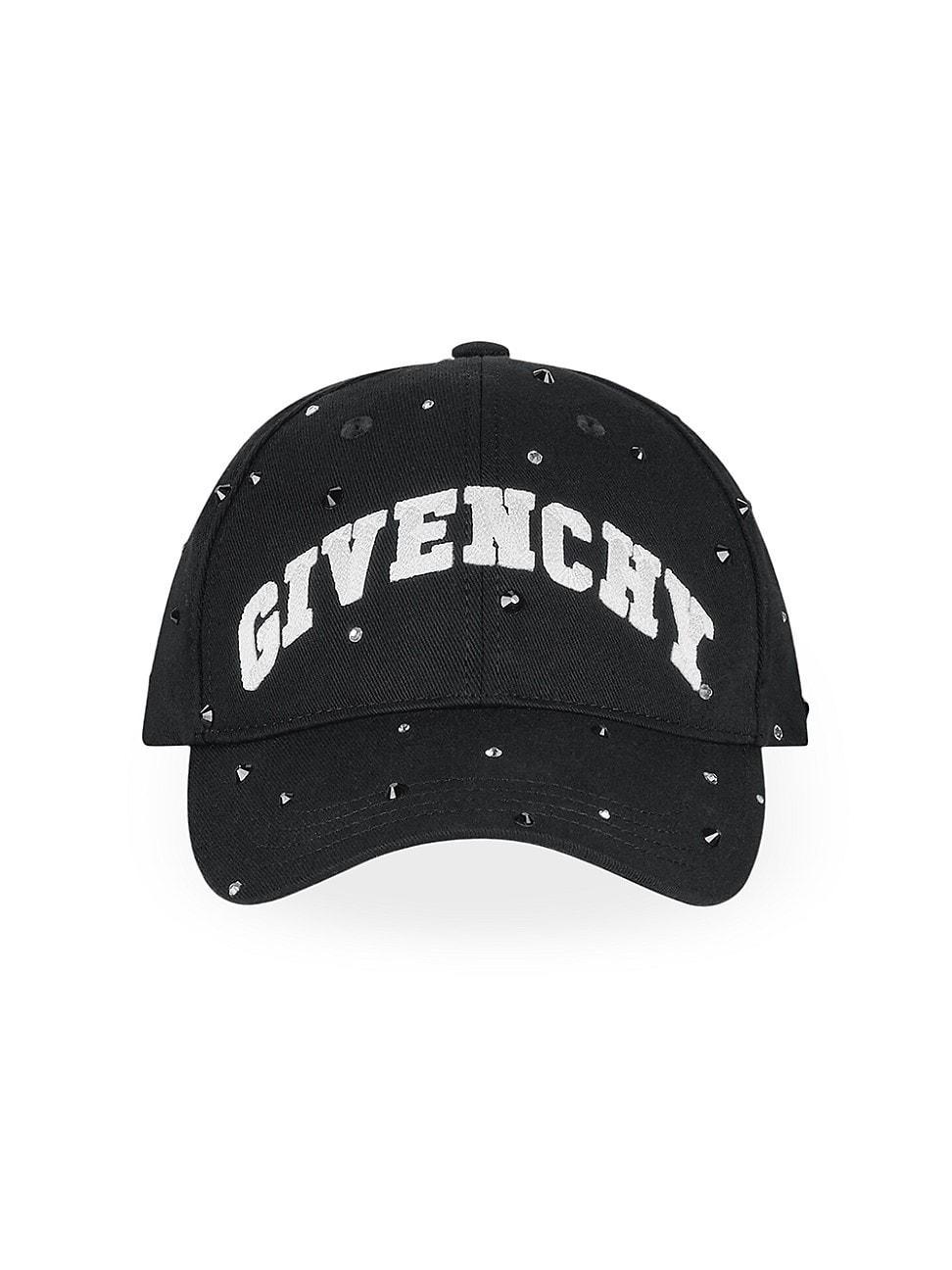 Mens Embroidered Cap With Studs Product Image