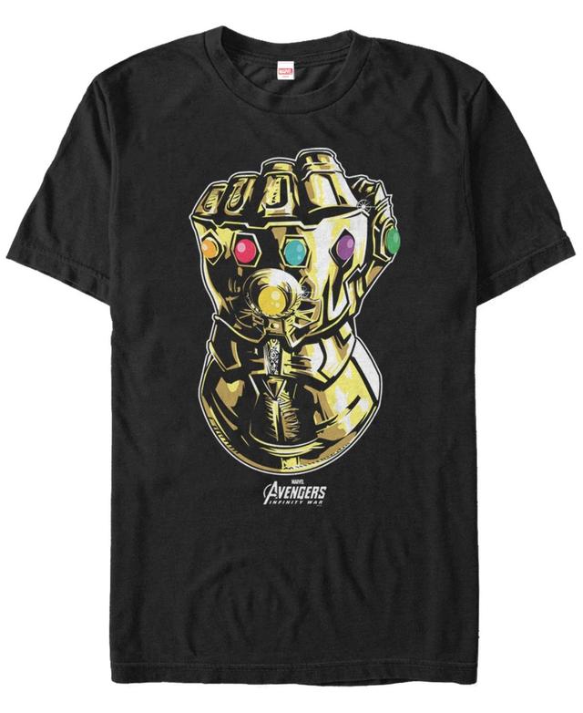 Marvel Mens Avengers Infinity War The Mighty Gauntlet Short Sleeve T-Shirt Product Image