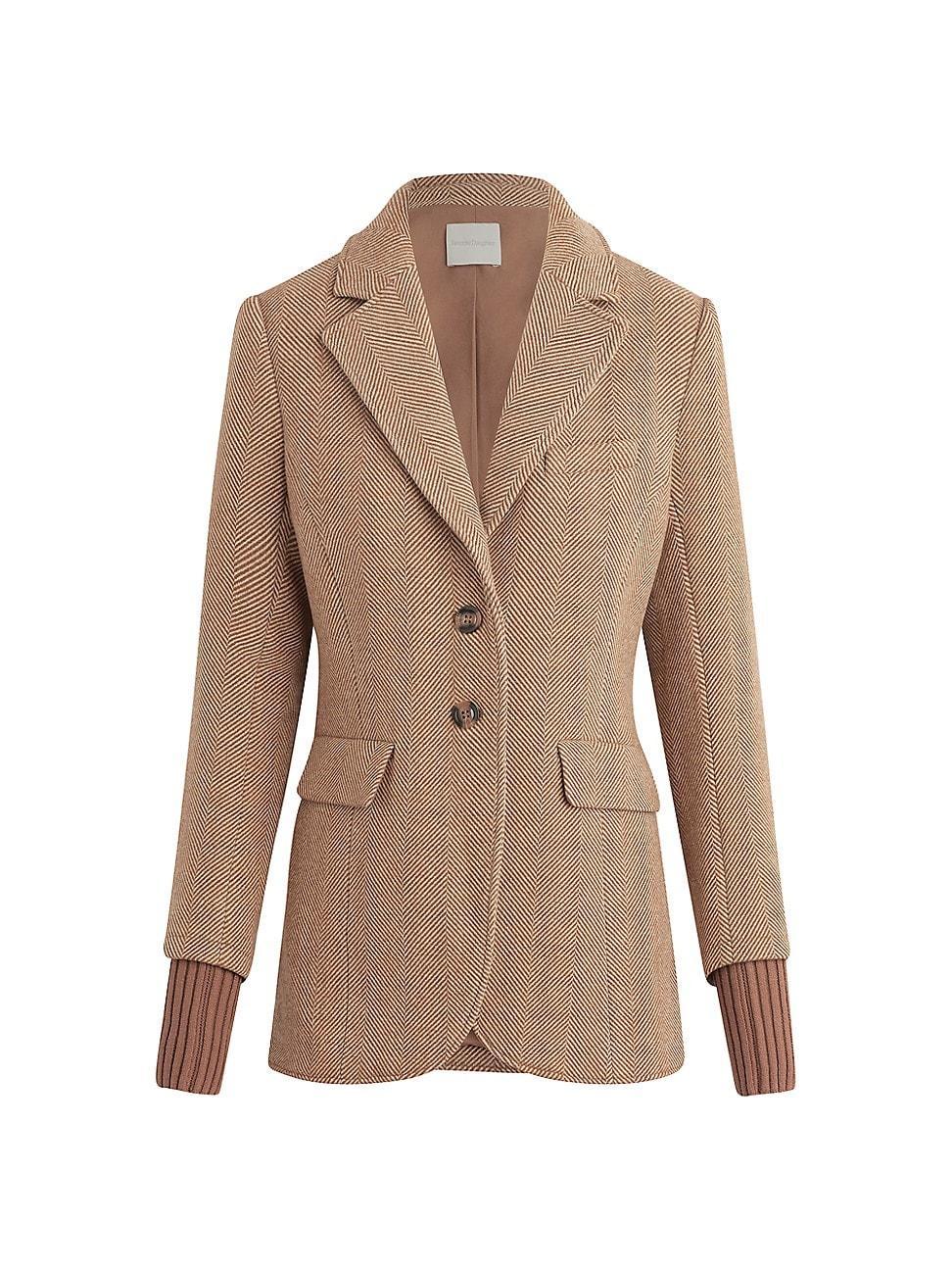 Womens The City Wool-Blend Single-Breasted Blazer Product Image