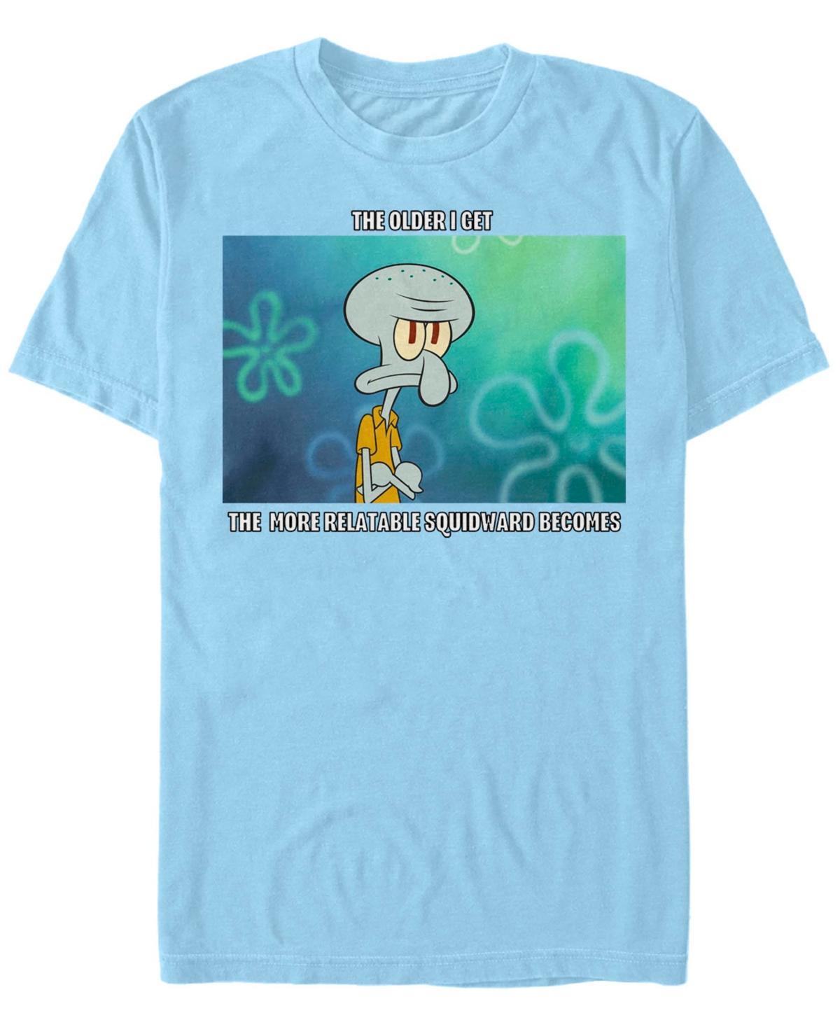 Fifth Sun Mens Relatable Squid Meme Short Sleeve Crew T-shirt Product Image