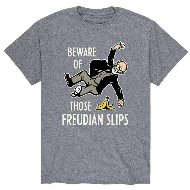 Mens Beware Freudian Slip Tee Athletic Grey Product Image