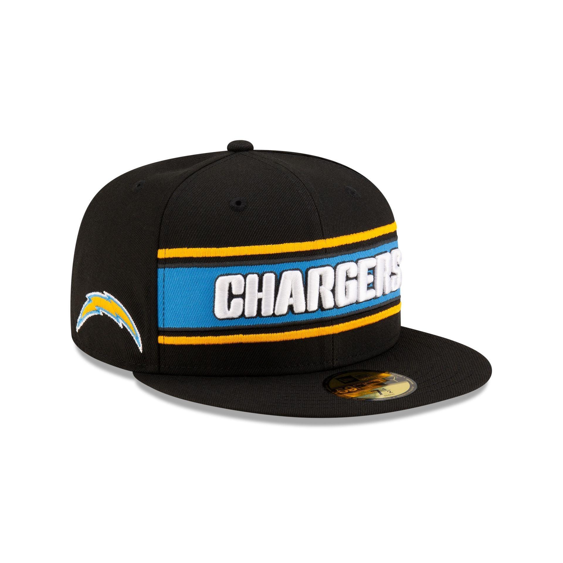 Los Angeles Chargers 2024 Sideline Black 59FIFTY Fitted Hat Male Product Image