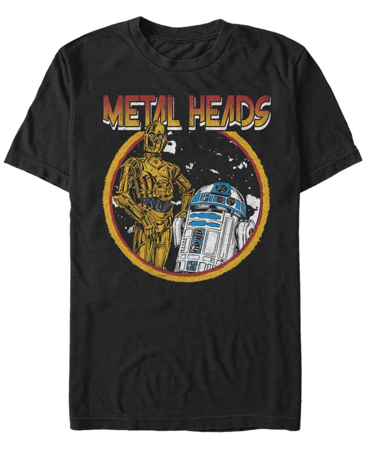 Mens Star Wars Metal Head Droids Tee Product Image