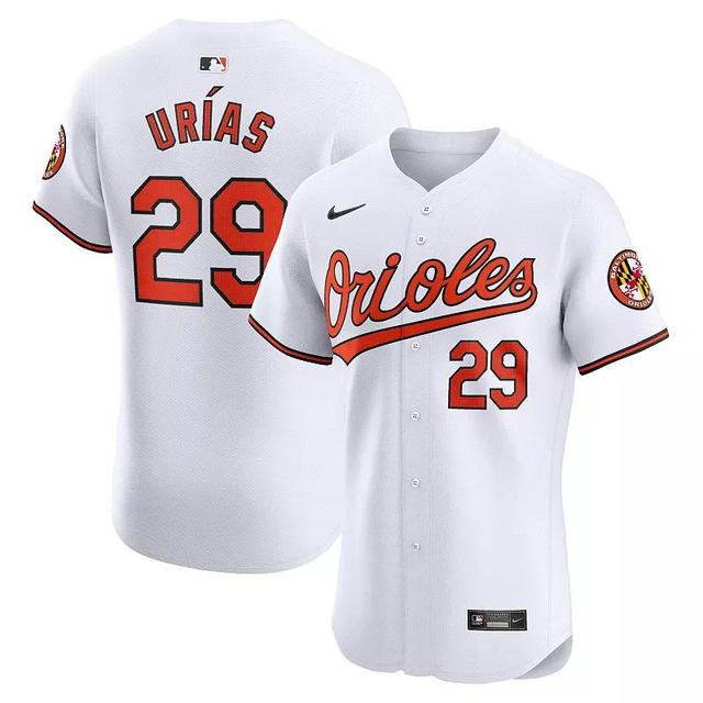 Mens Nike Ramon Urias Baltimore Orioles Home Elite Player Jersey Product Image