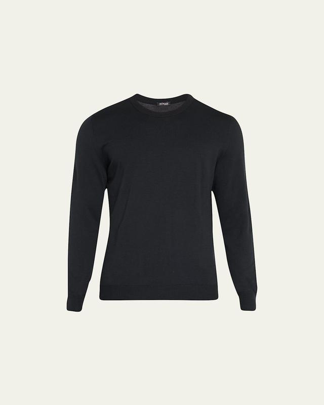 Mens Wool Crewneck Sweater Product Image