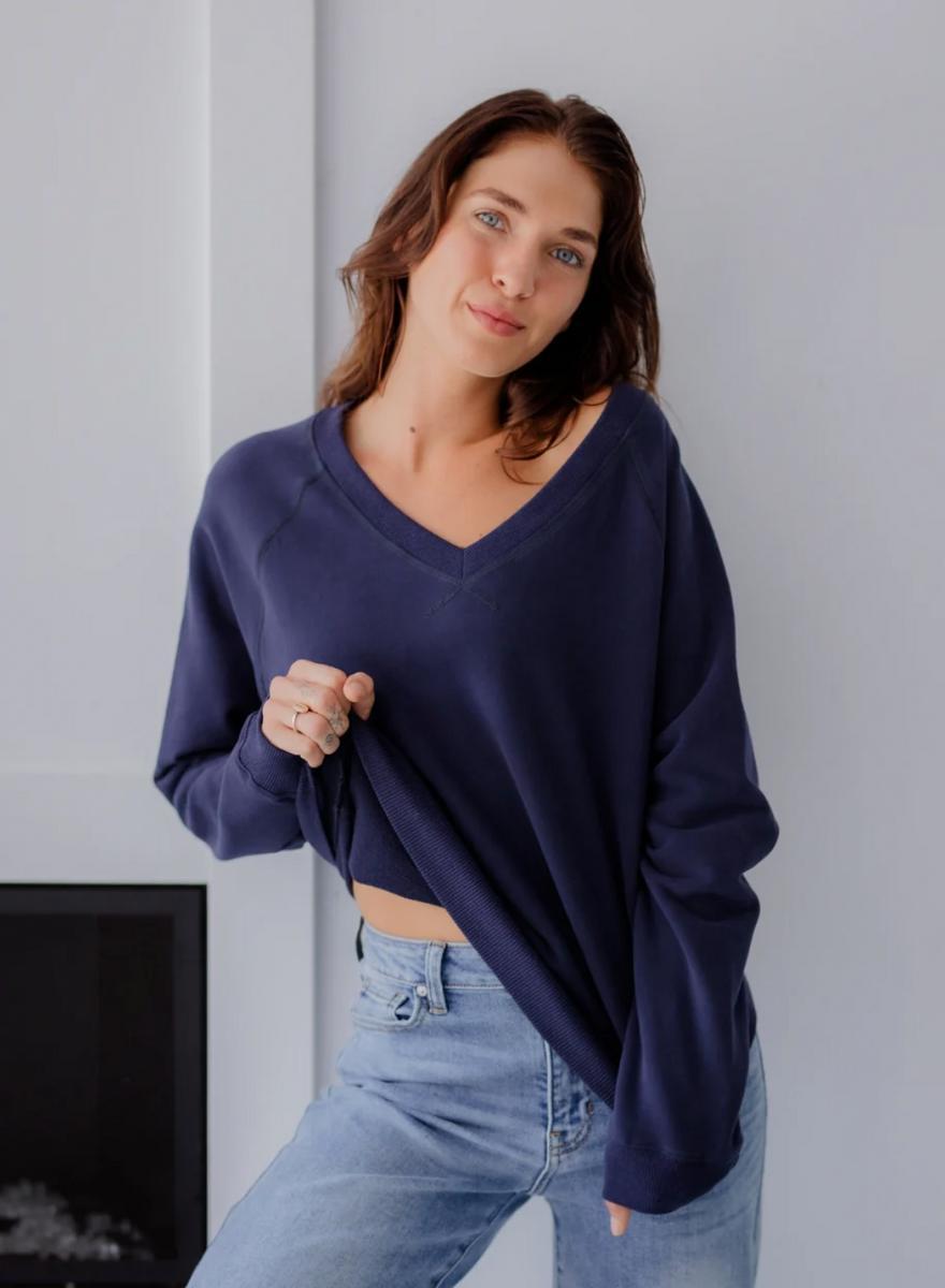 V Neck Sweatshirt product image