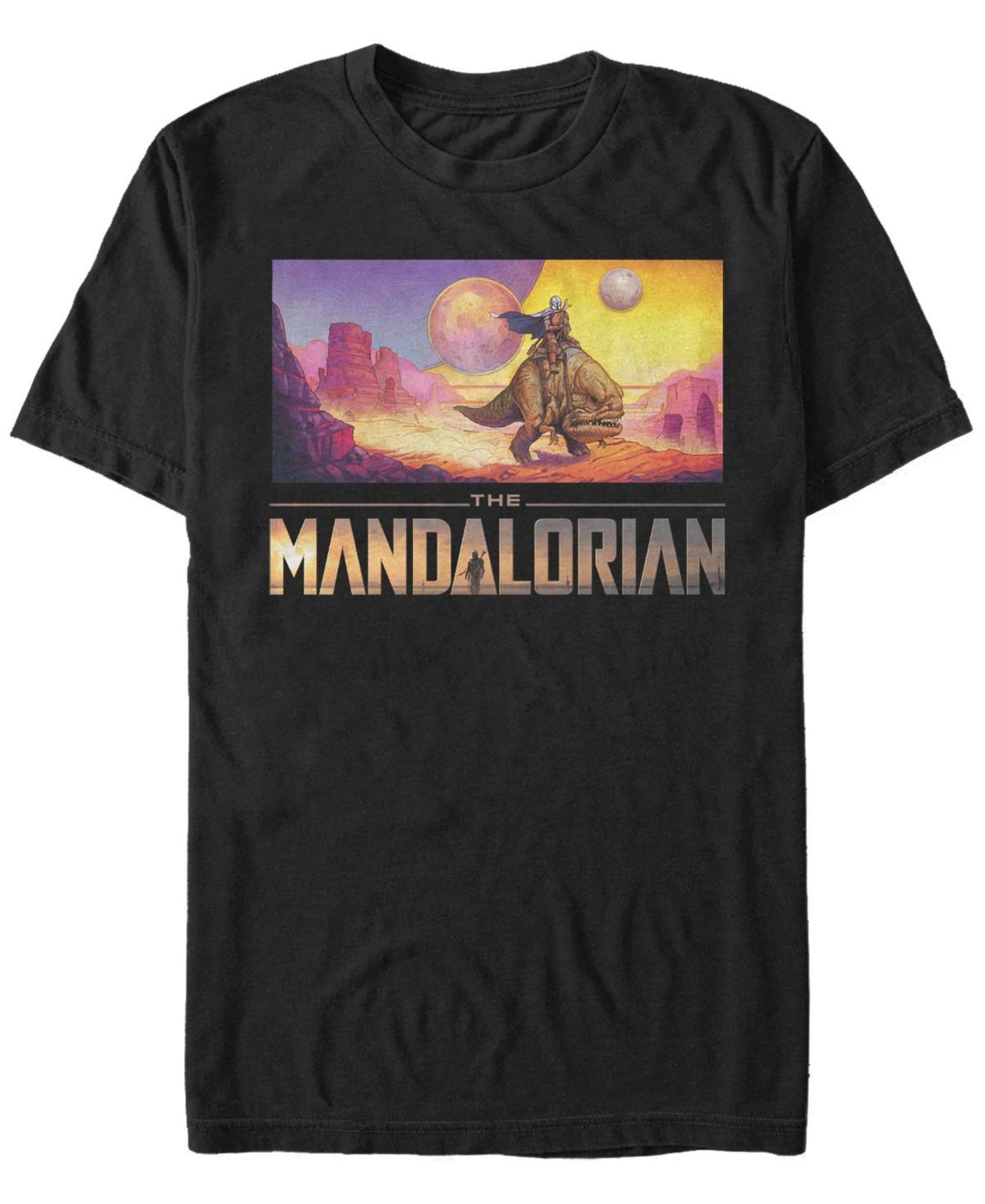 Fifth Sun Star Wars The Mandalorian Dreamscape Journey Short Sleeve Mens T-shirt Product Image