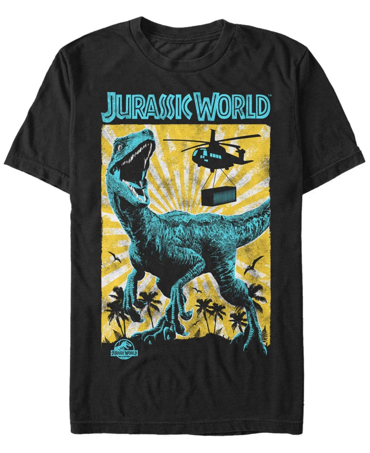 Mens Jurassic World T-Rex Retro Poster Tee Product Image