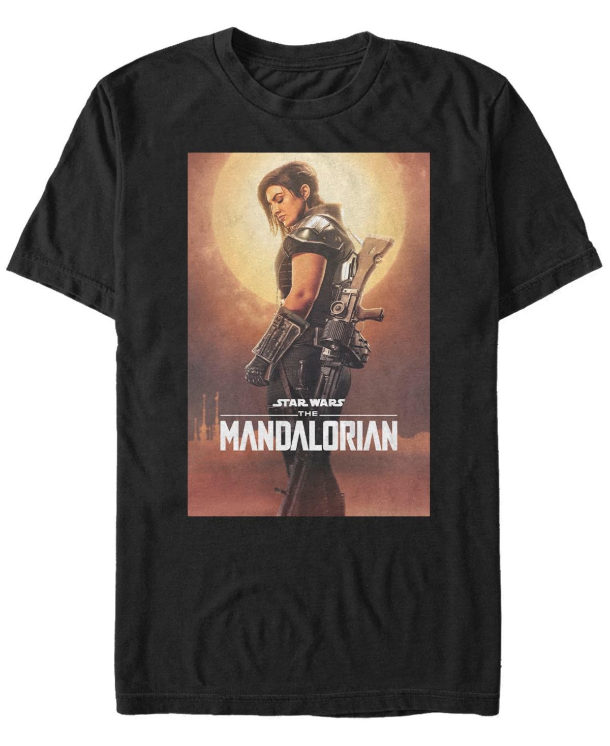 Mens Star Wars The Mandalorian Cara Dune Character Poster Tee Product Image