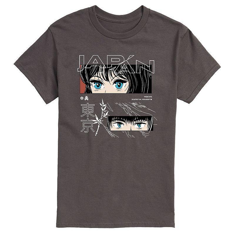 Mens Anime Mortal Love Tee Grey Product Image