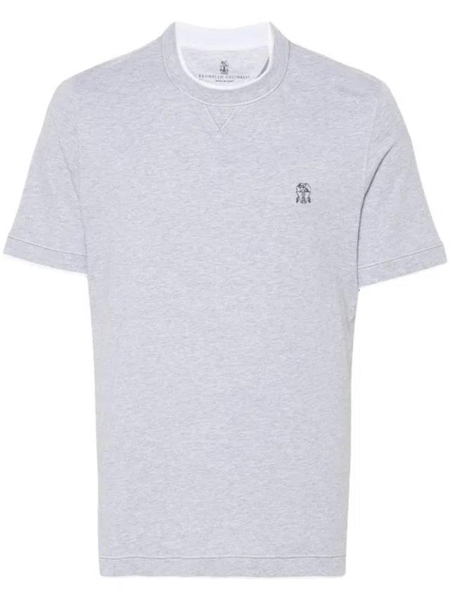 T-shirt  Men Color White In Grey Product Image