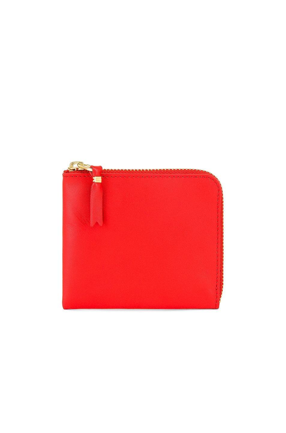 COMME des GARCONS Classic Leather Zip Wallet Red.. Product Image