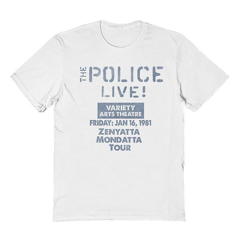 Mens The Police Tee White Product Image