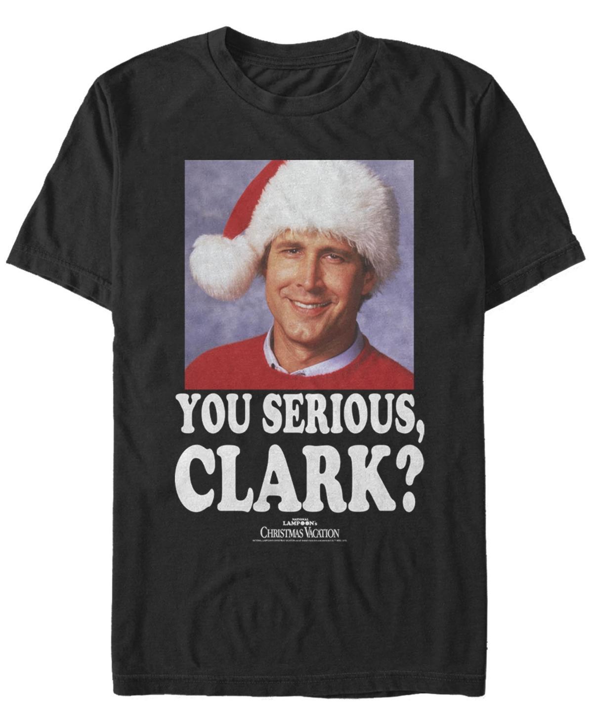 Mens National Lampoon Christmas Vacation Serious Clark Short Sleeve T-shirt Product Image