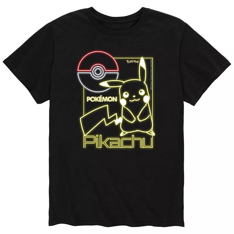 Mens Pokmon Neon Pikachu Tee Product Image