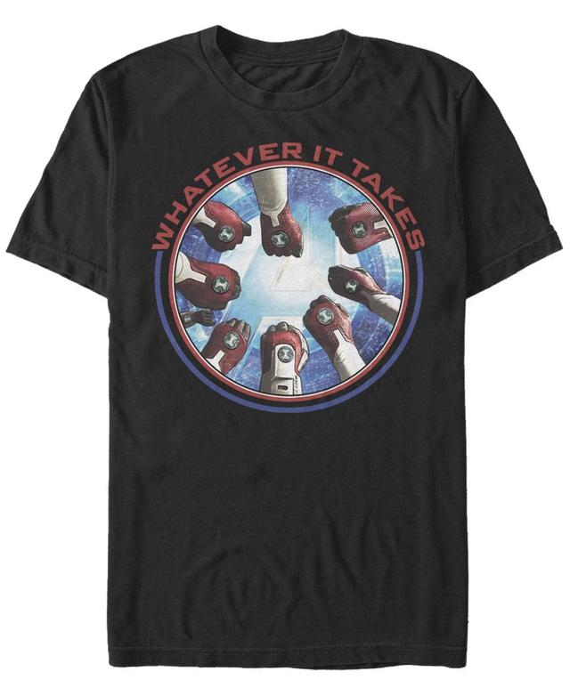 Mens Marvel Avengers Endgame Whatever It Takes Hands In Portrait Graphic Tee Product Image