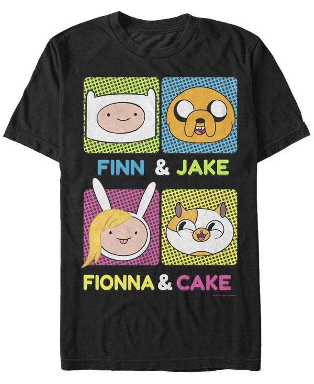 Mens Cartoon Network Adventure Time Finn Jake Fionna Cake Tee Product Image