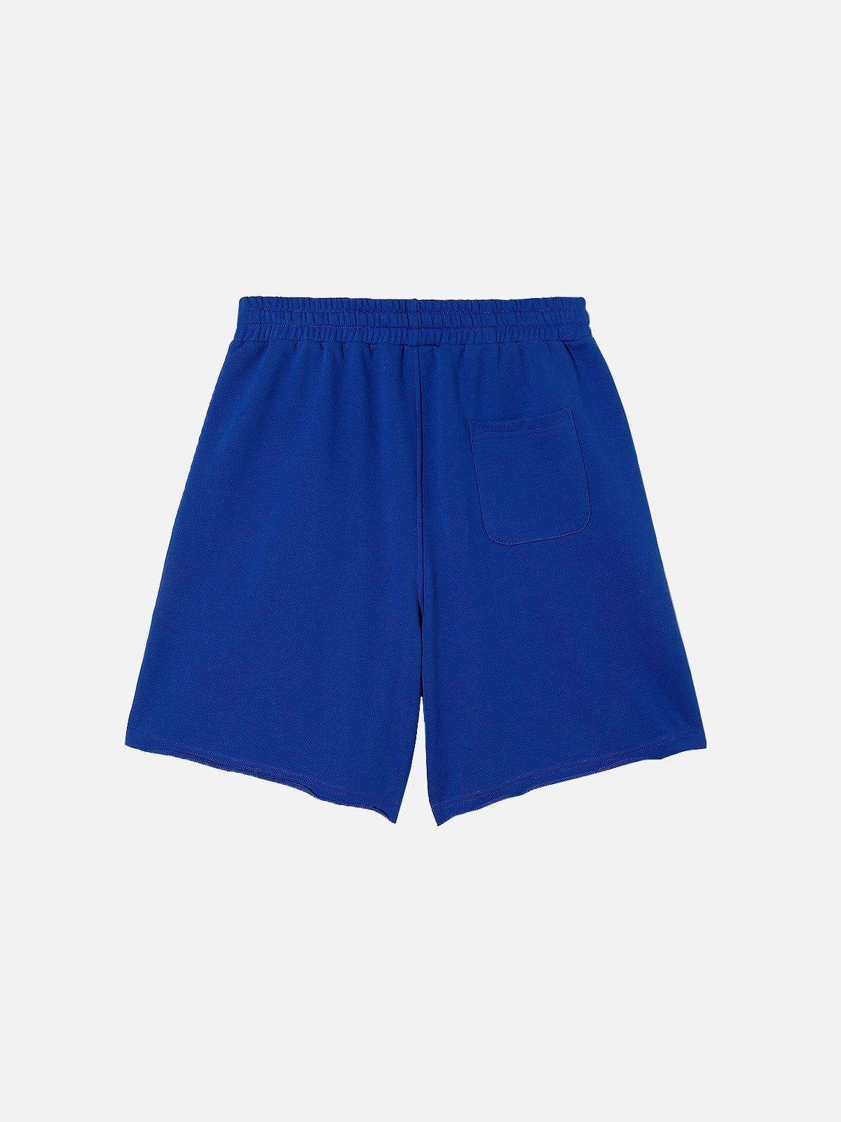 Aelfric Eden Love & Peace Solid Flocking Shorts Product Image