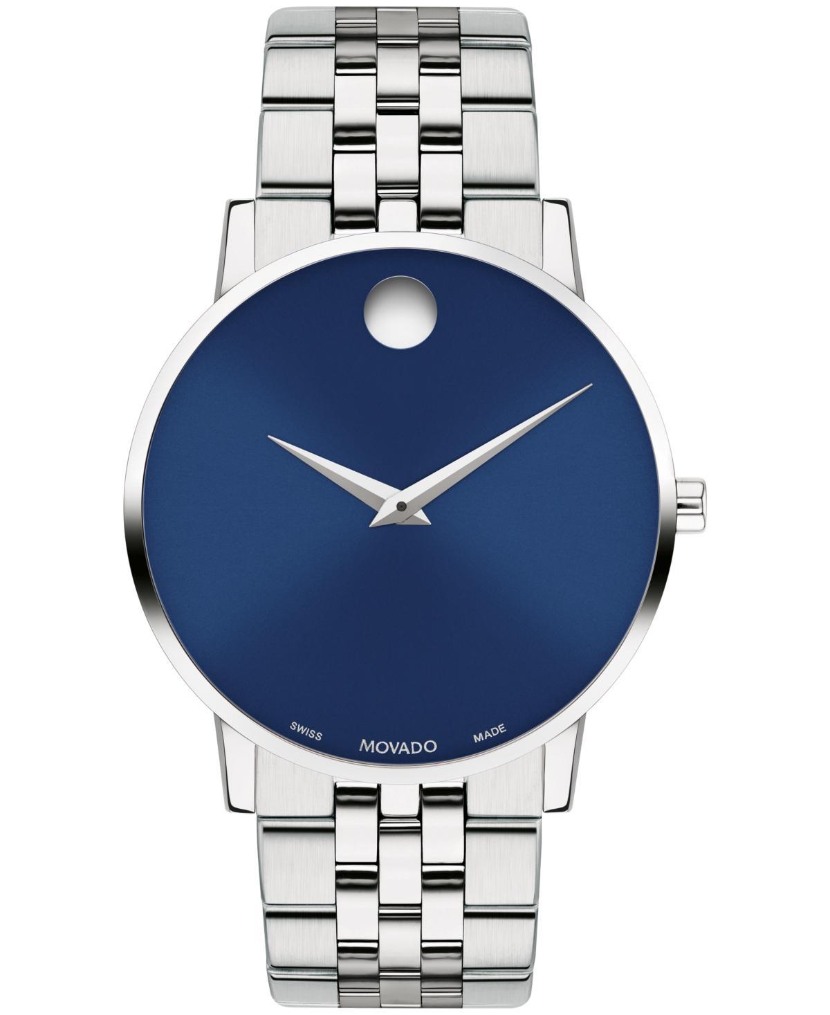 Movado Mens Museum Classic Quartz Analog Stainless Steel Bracelet Watch Product Image