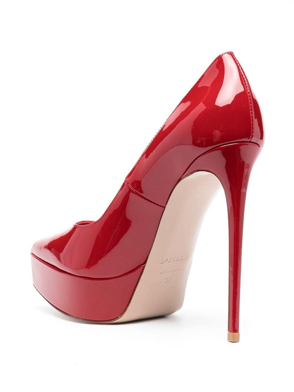 Uma 125mm patent-leather pumps Product Image